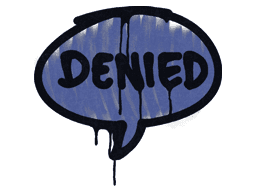 Sealed Graffiti | Denied (SWAT Blue)