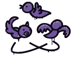 Sealed Graffiti | Dizzy (Monster Purple)