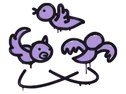 Sealed Graffiti | Dizzy (Violent Violet)