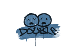 Sealed Graffiti | Double (Monarch Blue)