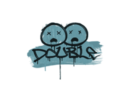 Sealed Graffiti | Double (Wire Blue)