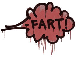 Sealed Graffiti | Fart (Blood Red)