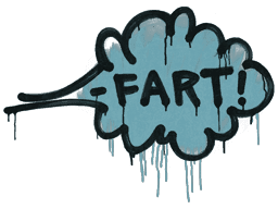 Sealed Graffiti | Fart (Wire Blue)
