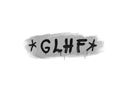 Sealed Graffiti | GLHF (Shark White)