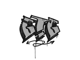 Sealed Graffiti | GTG (Shark White)