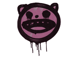 Sealed Graffiti | Happy Cat (Princess Pink)