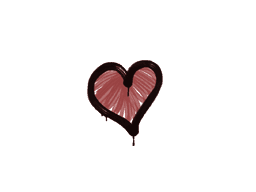 Sealed Graffiti | Heart (Blood Red)