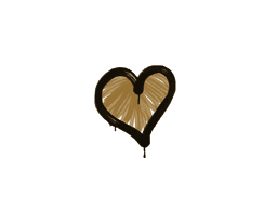 Sealed Graffiti | Heart (Desert Amber)