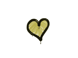 Sealed Graffiti | Heart (Tracer Yellow)