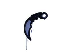 Sealed Graffiti | Karambit (SWAT Blue)