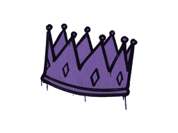 Sealed Graffiti | King Me (Monster Purple)