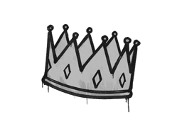 Sealed Graffiti | King Me (Shark White)