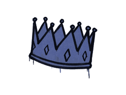 Sealed Graffiti | King Me (SWAT Blue)