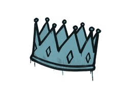 Sealed Graffiti | King Me (Wire Blue)