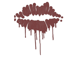 Sealed Graffiti | Kiss (Brick Red)