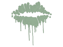 Sealed Graffiti | Kiss (Cash Green)