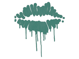 Sealed Graffiti | Kiss (Frog Green)