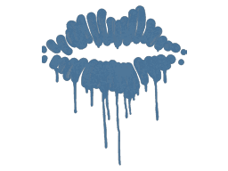Sealed Graffiti | Kiss (Monarch Blue)
