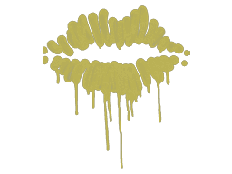 Sealed Graffiti | Kiss (Tracer Yellow)