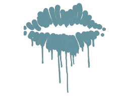 Sealed Graffiti | Kiss (Wire Blue)