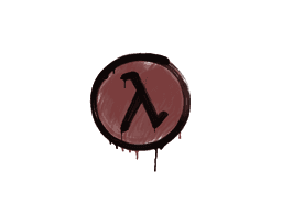 Sealed Graffiti | Lambda (Brick Red)