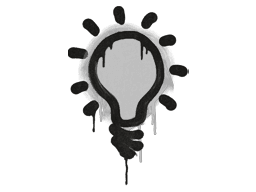 Sealed Graffiti | Lightbulb (Shark White)