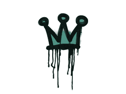 Sealed Graffiti | Little Crown (Frog Green)