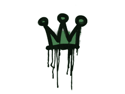Sealed Graffiti | Little Crown (Jungle Green)