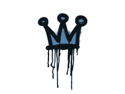 Sealed Graffiti | Little Crown (Monarch Blue)
