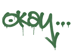 Sealed Graffiti | Okay (Jungle Green)