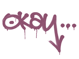 Sealed Graffiti | Okay (Princess Pink)