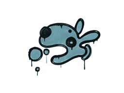 Sealed Graffiti | Popdog (Wire Blue)