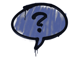 Sealed Graffiti | Question Mark (SWAT Blue)