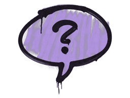 Sealed Graffiti | Question Mark (Violent Violet)
