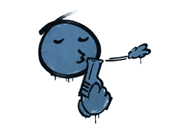Sealed Graffiti | Quickdraw (Monarch Blue)