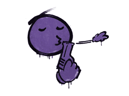 Sealed Graffiti | Quickdraw (Monster Purple)