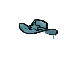 Sealed Graffiti | Sheriff (Wire Blue)