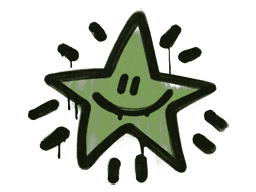 Sealed Graffiti | Shining Star (Battle Green)