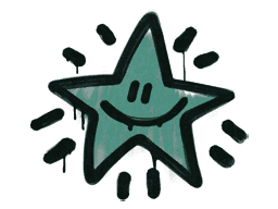 Sealed Graffiti | Shining Star (Frog Green)