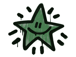Sealed Graffiti | Shining Star (Jungle Green)