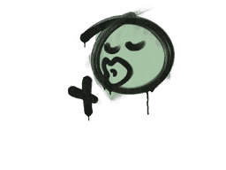 Sealed Graffiti | Smooch (Cash Green)