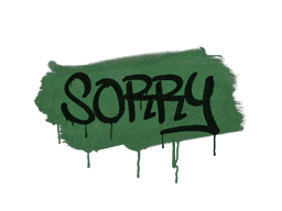 Sealed Graffiti | Sorry (Jungle Green)