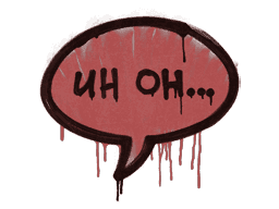 Sealed Graffiti | Uh Oh (Blood Red)