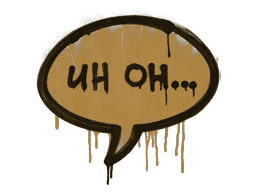 Sealed Graffiti | Uh Oh (Desert Amber)