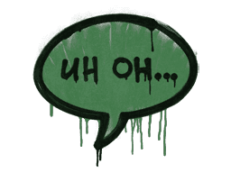Sealed Graffiti | Uh Oh (Jungle Green)