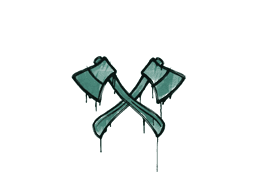 Sealed Graffiti | X-Axes (Frog Green)