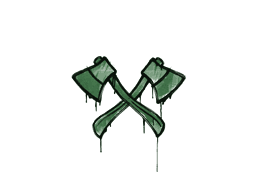 Sealed Graffiti | X-Axes (Jungle Green)