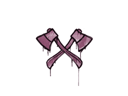 Sealed Graffiti | X-Axes (Princess Pink)