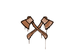 Sealed Graffiti | X-Axes (Tiger Orange)