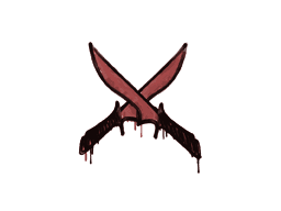 Sealed Graffiti | X-Knives (Blood Red)